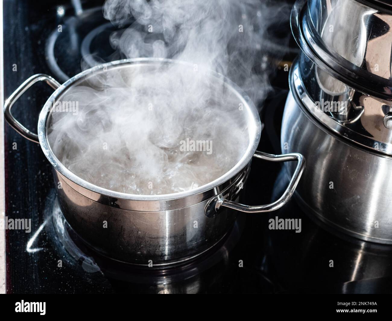 https://c8.alamy.com/comp/2NK749A/steel-pot-of-boiling-water-on-ceramic-stove-in-home-kitchen-2NK749A.jpg