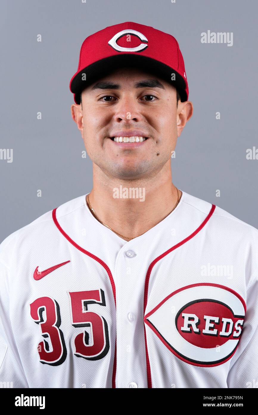 Cincinnati Reds' infielder Alejo Lopez looks on during the eighth inning of  a baseball game against the New York Mets, Wednesday, Aug. 10, 2022, in New  York. The Mets won 10-2. (AP