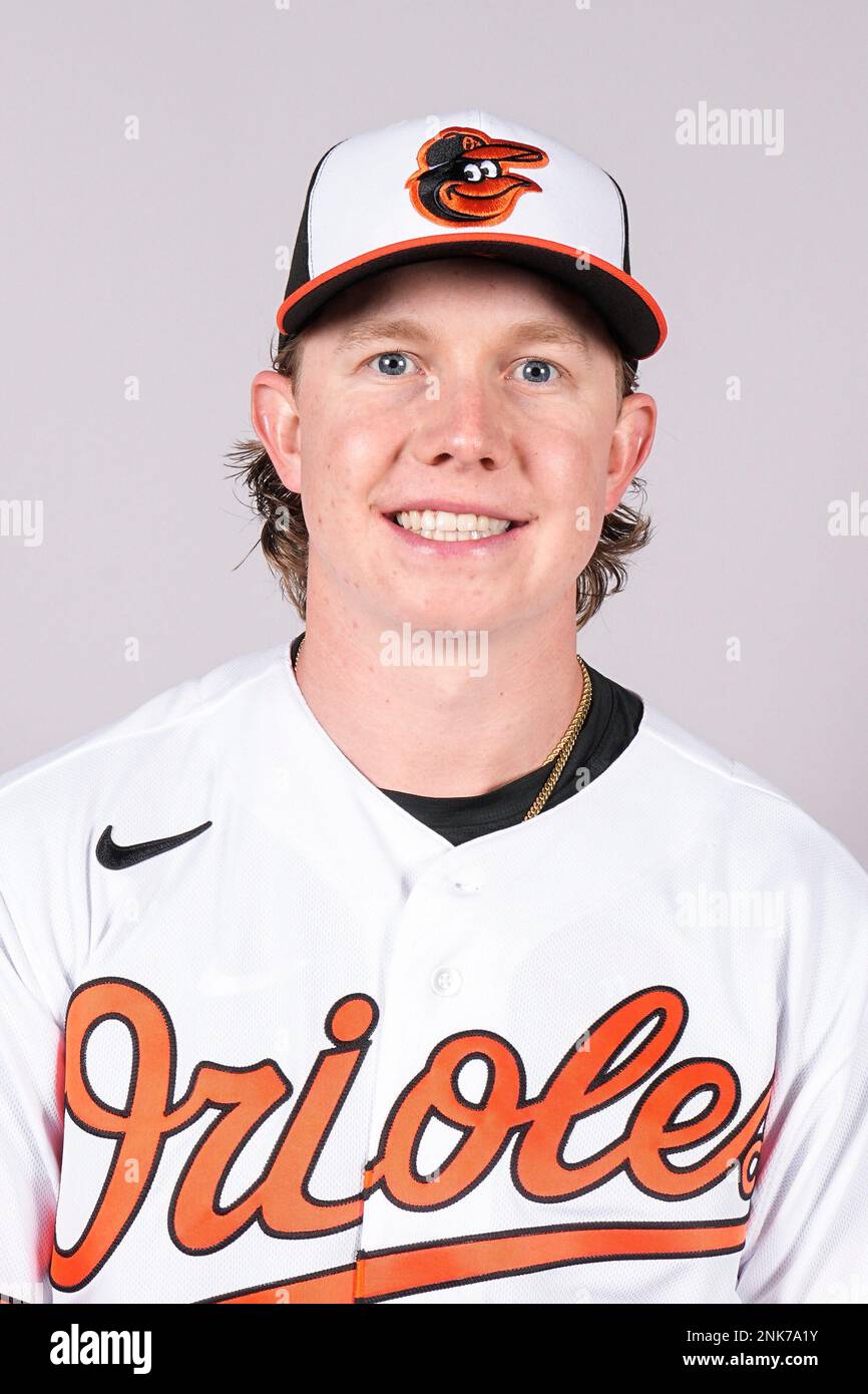 This is a 2023 photo of Heston Kjerstad of the Orioles baseball