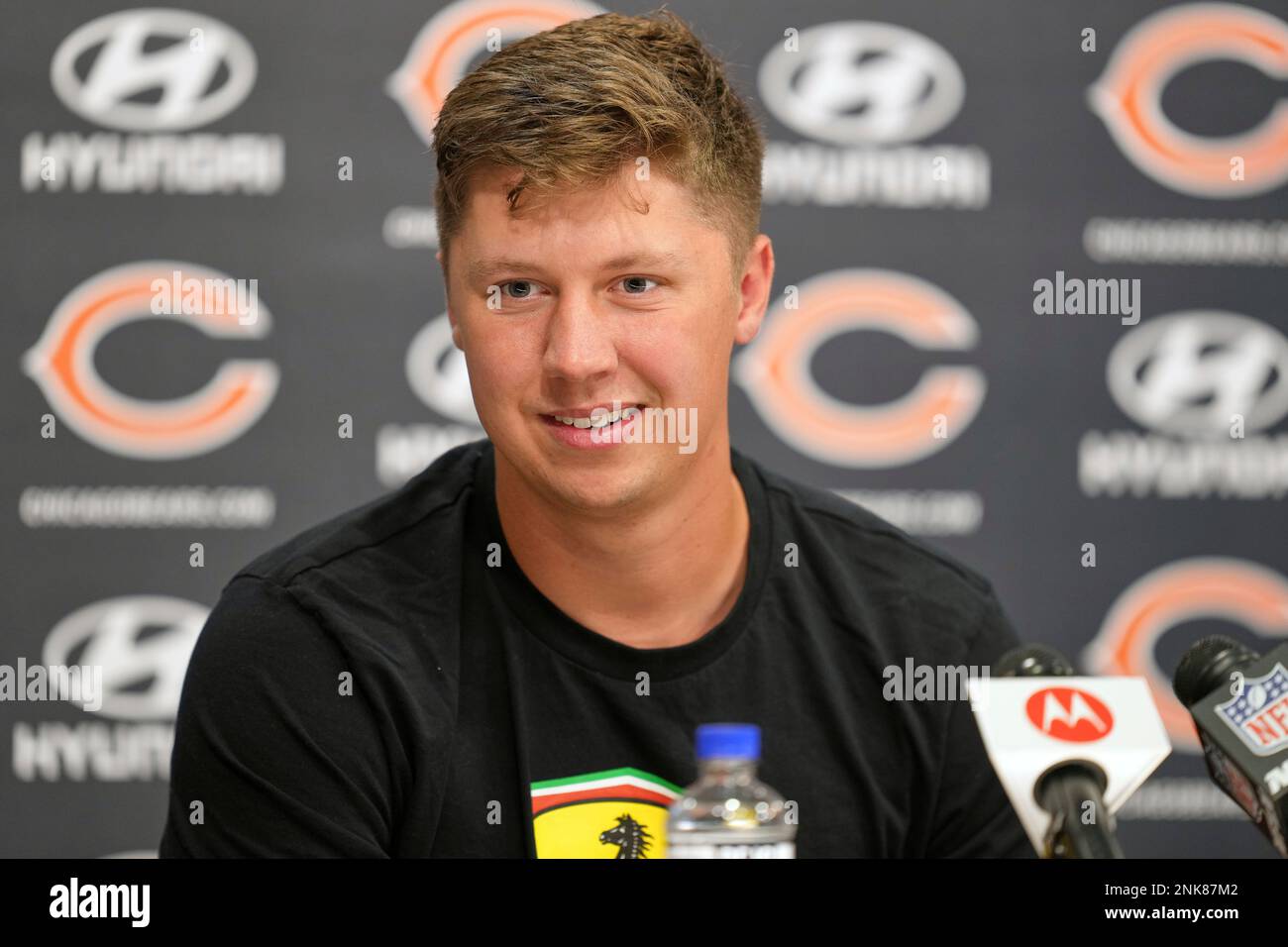 LAKE FOREST, IL - MAY 08: Chicago Bears Punter Trenton Gill (16
