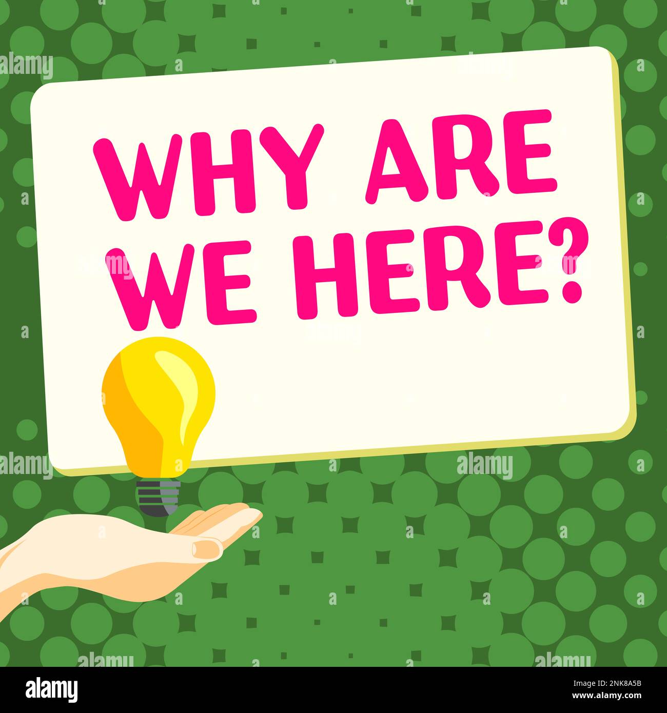 Hand writing sign Why Are We Here. Concept meaning Reasons to be