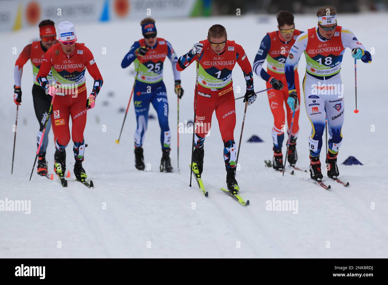 Planica Nordic Centre, Planica, Slovenia. 24th Feb, 2023. FIS Nordic