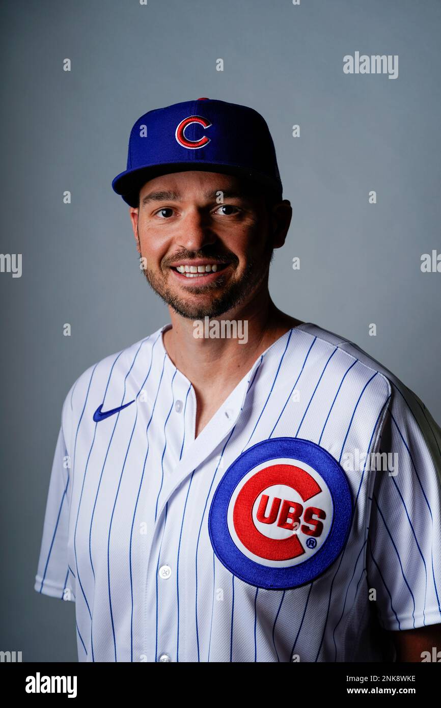 This is a 2023 photo of Trey Mancini. This image reflects the Chicago Cubs  active roster as of Thursday, Feb. 23, 2023, when the photo was taken. (AP  Photo/Morry Gash Stock Photo - Alamy