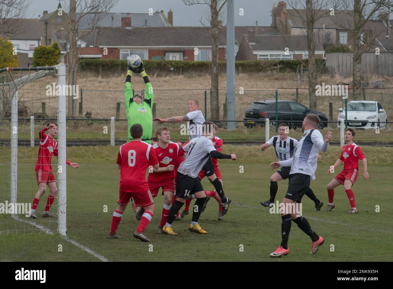 Tow Law, England 12 February 2022. Ebac Northern Football League