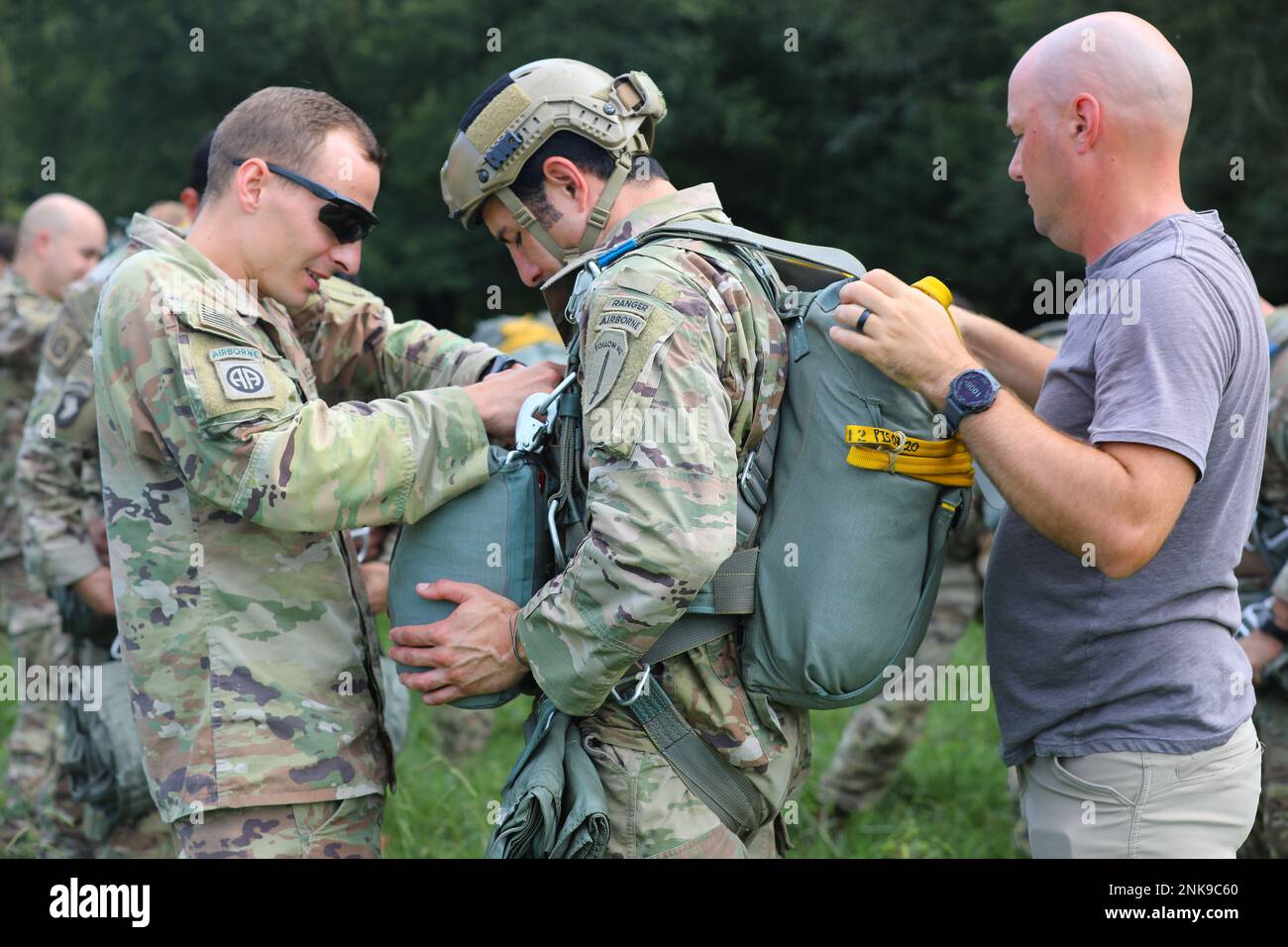 US Army Rangers from the 5th Ranger Training Battalion prepare to take ...