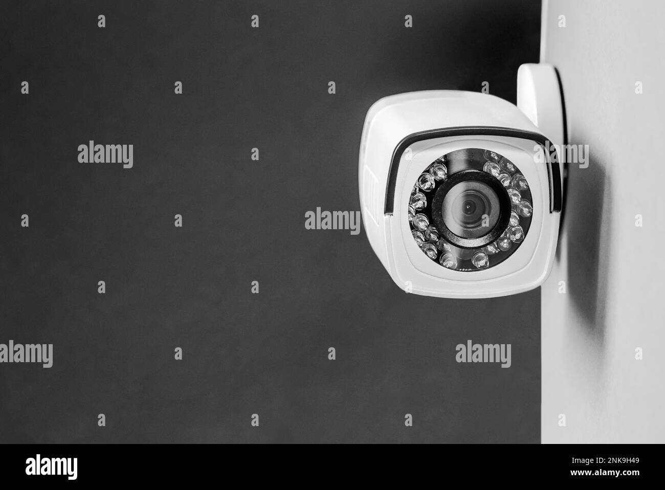 Security camera setup, cctv installation Stock Photo Alamy