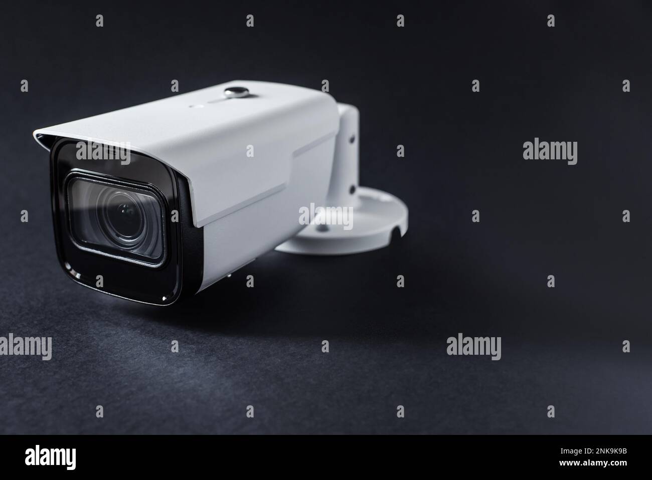 Security camera setup, cctv installation Stock Photo