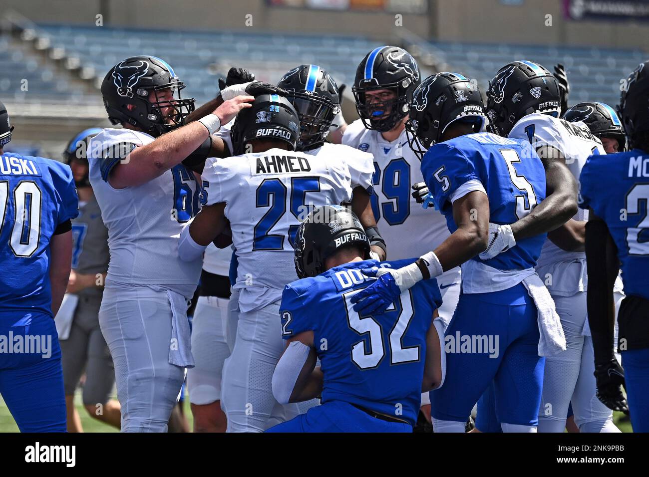 AMHERST, NY APRIL 30 Buffalo running back Tajay Ahmed (25