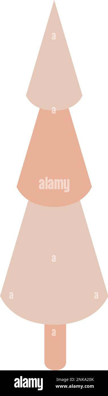 Christmas tree of wood vector illustration Stock Vector Image & Art - Alamy