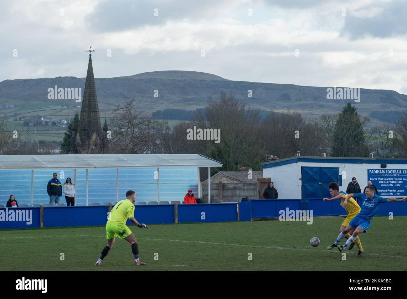 Padiham, England 05 March 2022. The North West Counties Football League