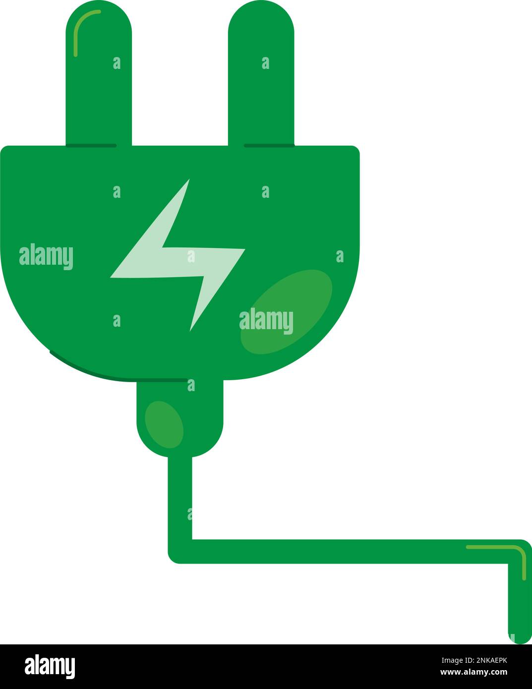 green energy connector plug Stock Vector Image & Art - Alamy