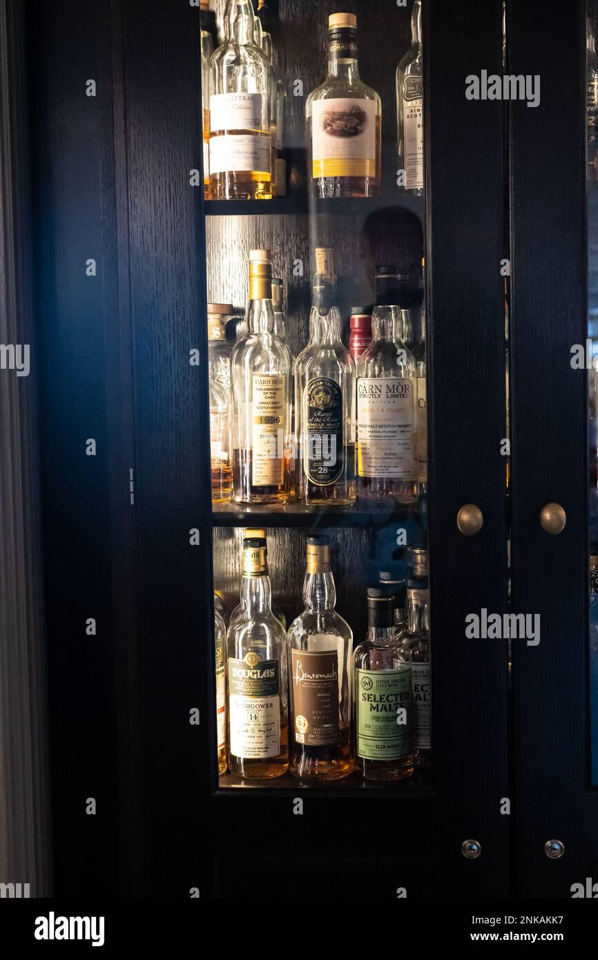 Modern 2024 whiskey cabinet
