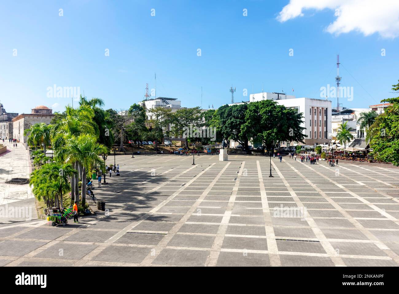 Plaza de la Espana de La Hispanidad from Alcázar de Colón, Santo