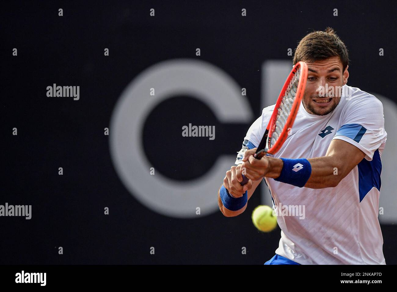 Rio De Janeiro Brazil 23rd Feb 2023 Spanish Tennis Player Bernabe rio-de-janeiro-brazil-23rd-feb-2023-spanish-tennis-player-bernabe