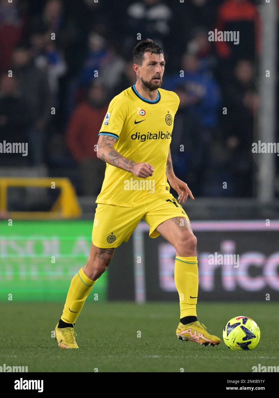 Genoa, Italy. 30 April 2022. Antonio Candreva of UC Sampdoria in action  during the Serie A football match between UC Sampdoria and Genoa CFC.  Credit: Nicolò Campo/Alamy Live News Stock Photo - Alamy