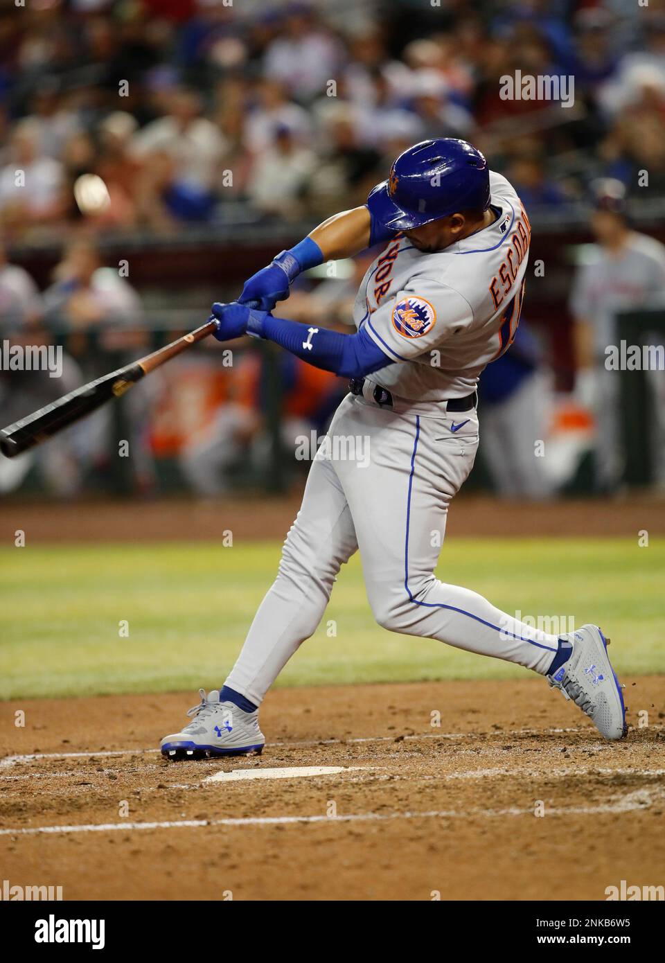 April 22, 2022: Eduardo Escobar (10) of the New York Mets pops up