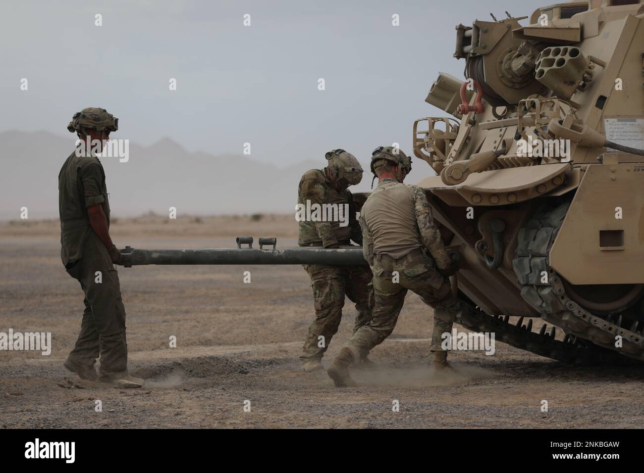 U.S. Soldiers assigned to 299th Brigade Support Battalion, 2nd Armored
