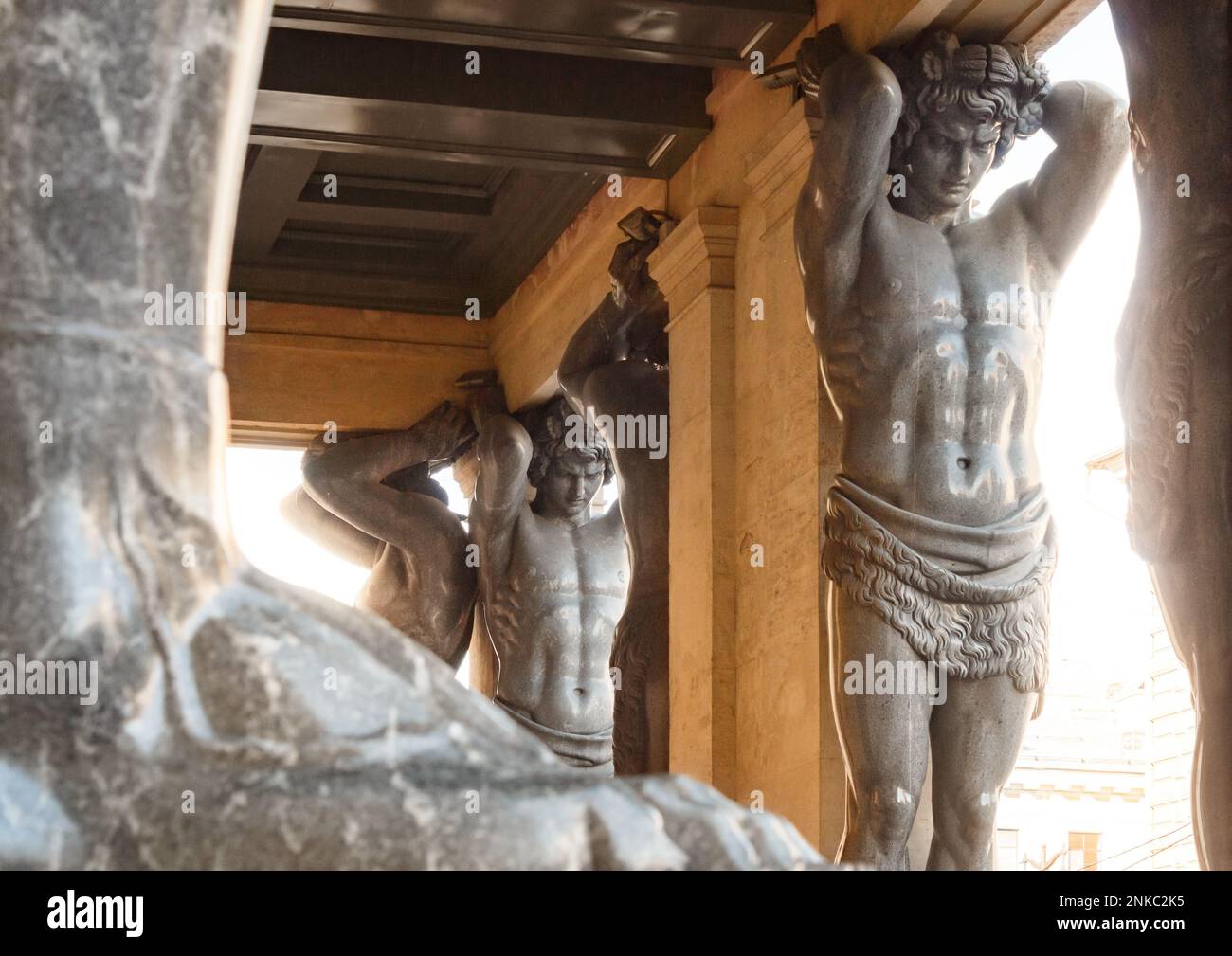Atlantes statue detail hi-res stock photography and images - Alamy