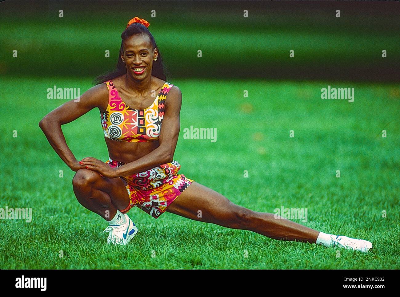 Jackie Joyner-Kersee photo shoot in 1993 Stock Photo - Alamy