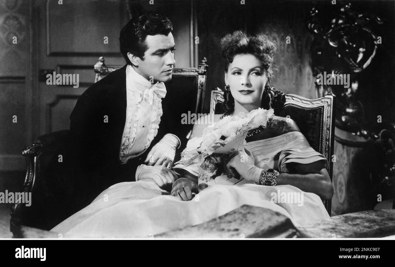 1937 : The movie actress GRETA GARBO with ROBERT TAYLOR in CAMILLE ...