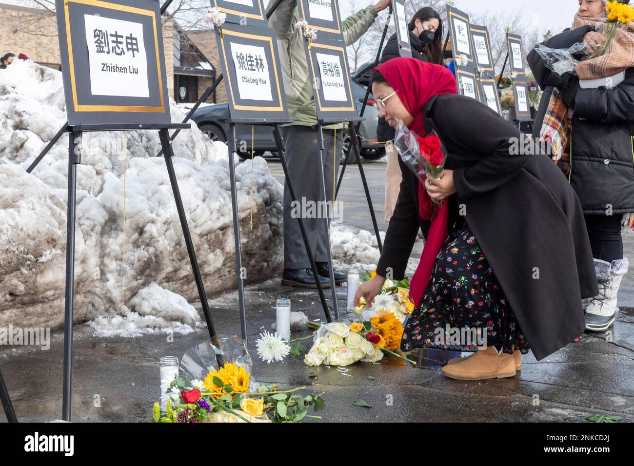 Madison Heights, Michigan USA, 28 January 2023, AsianAmericans in the