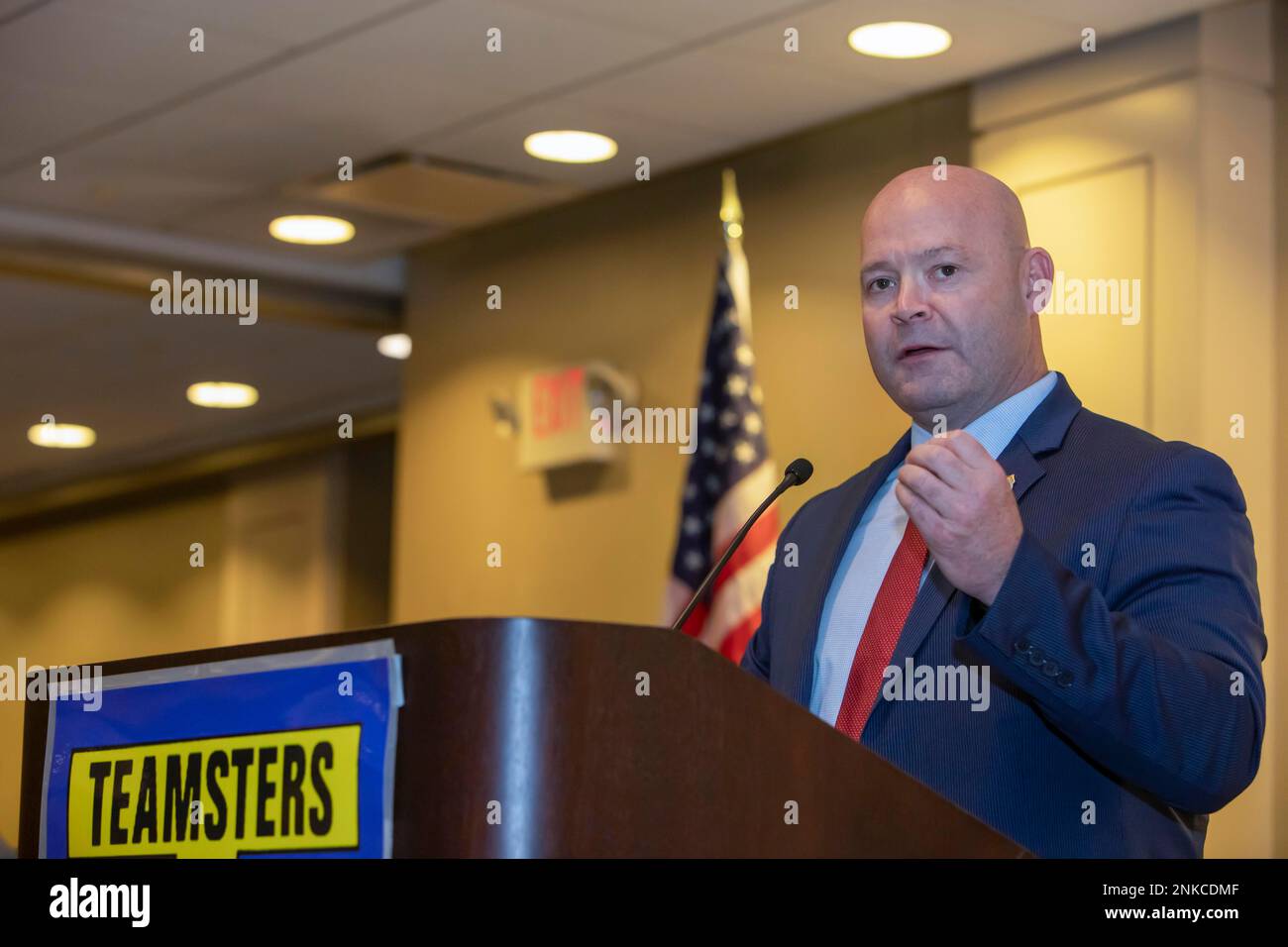 Chicago, Illinois, Teamster President Sean OBrien spoke to local union