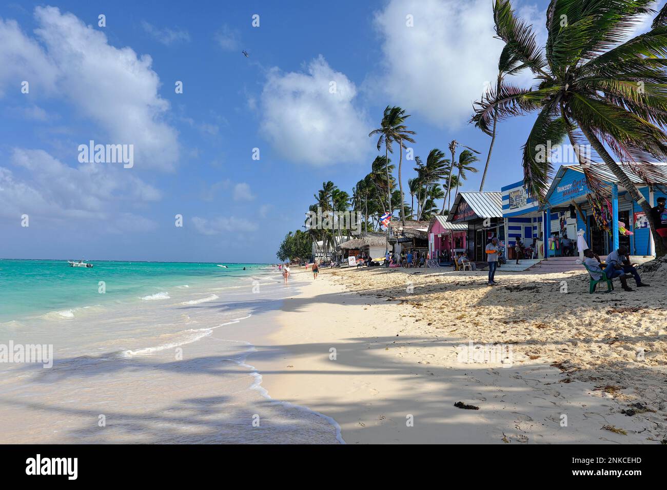 Souvenir shops at Playa Bavaro, Punta Cana, Dominican Republic