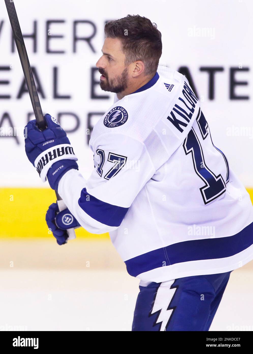 NHL profile photo on Tampa Bay Lightning player Alex Killorn at a game