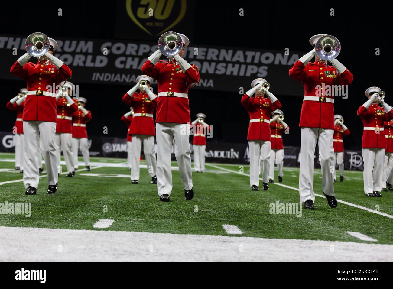 Marines with “The Commandant’s Own, ” U.S. Marine Drum and Bugle Corps ...