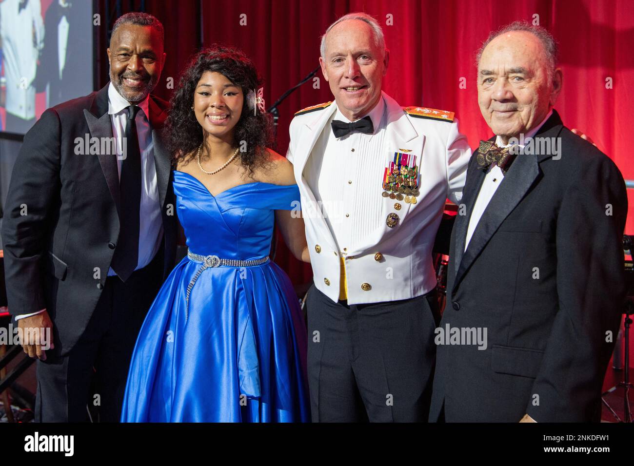 From left Steve Davis, founder, Tuskegee Next; Kira Madere, 2022