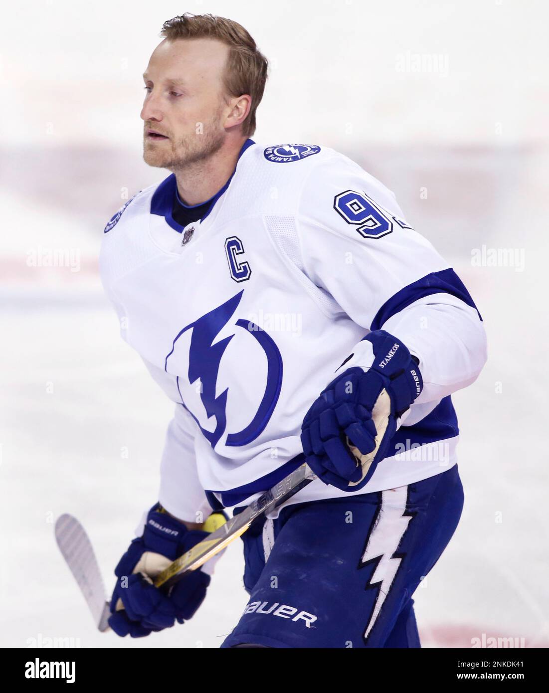 NHL profile photo on Tampa Bay Lightning player Steven Stamkos at a