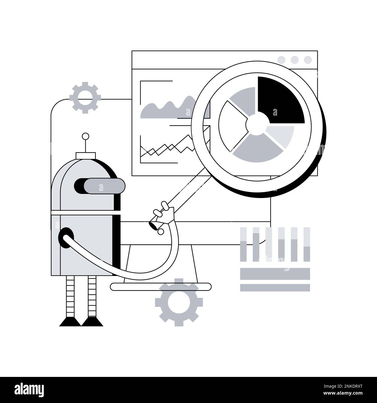 Robotic process automation abstract concept vector illustration 