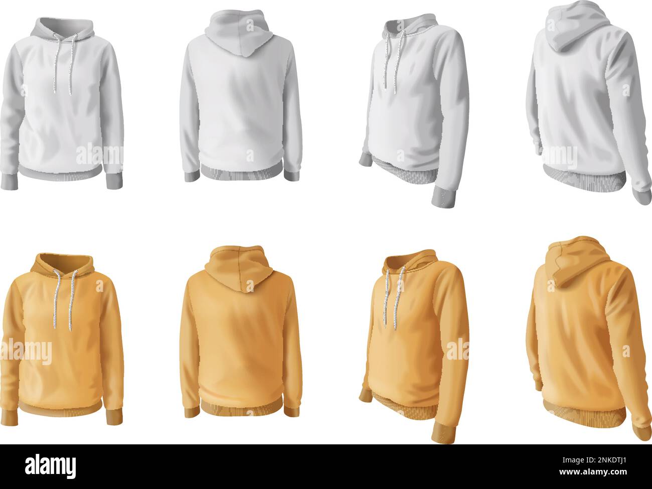 Hollow Shoulder Hooded Sweatshirt Set main image 1