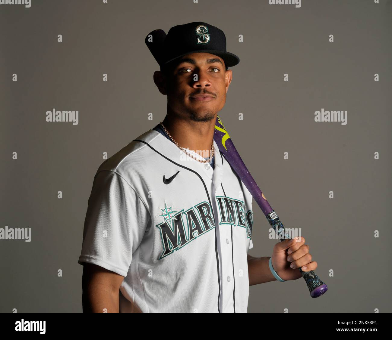 This is a 2023 photo of Julio Rodriguez of the Seattle Mariners ...