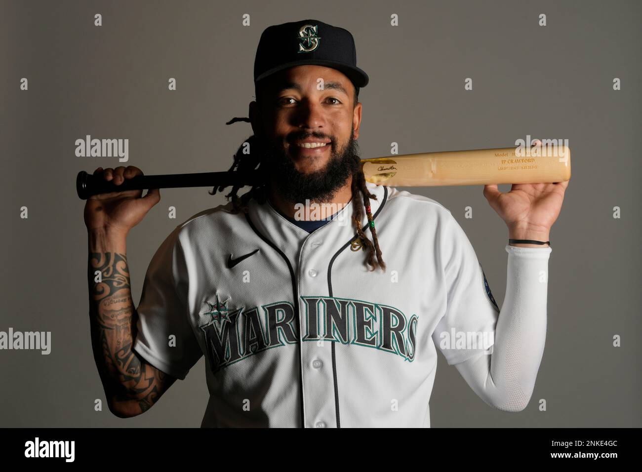 This is a 2023 photo of J.P. Crawford of the Seattle Mariners