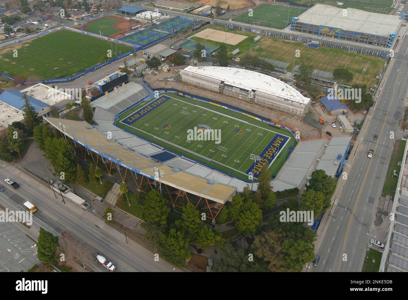 Cefcu Estatement A general overall aerial view of CEFCU Stadium, Tuesday, Dec. 19, 2022 ...