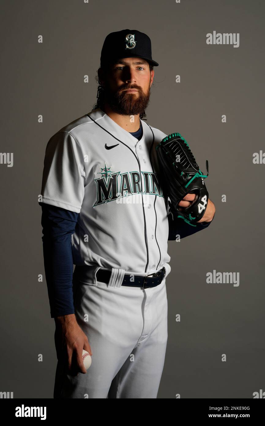 This is a 2023 photo of Penn Murfee of the Seattle Mariners baseball team.  This image reflects the Seattle Mariners active roster as of Thursday, Feb.  23, 2023, when this image was