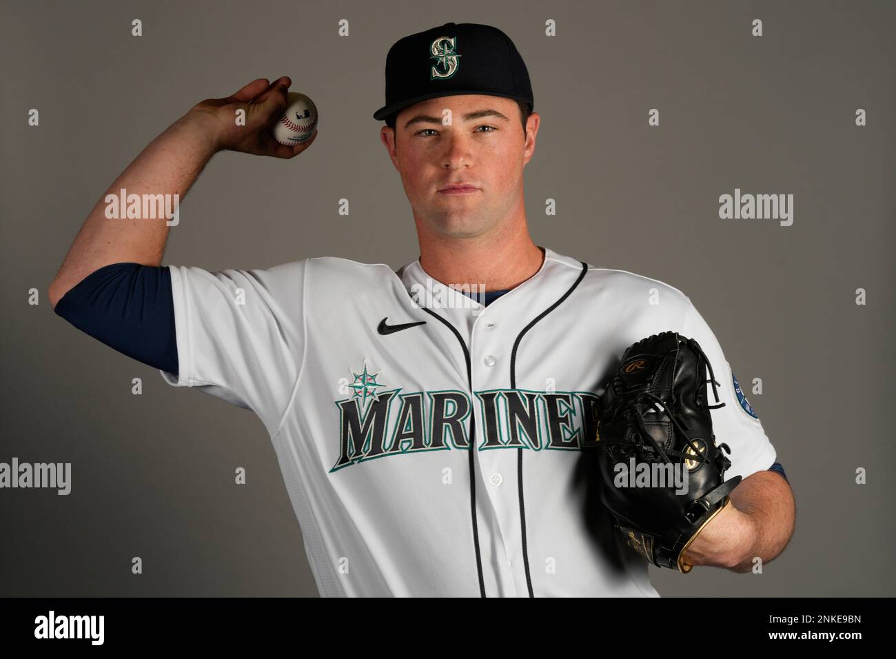 This is a 2023 photo of Chris Clarke of the Seattle Mariners baseball