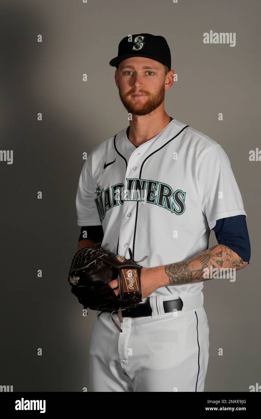 This is a 2023 photo of Easton McGee of the Seattle Mariners baseball ...