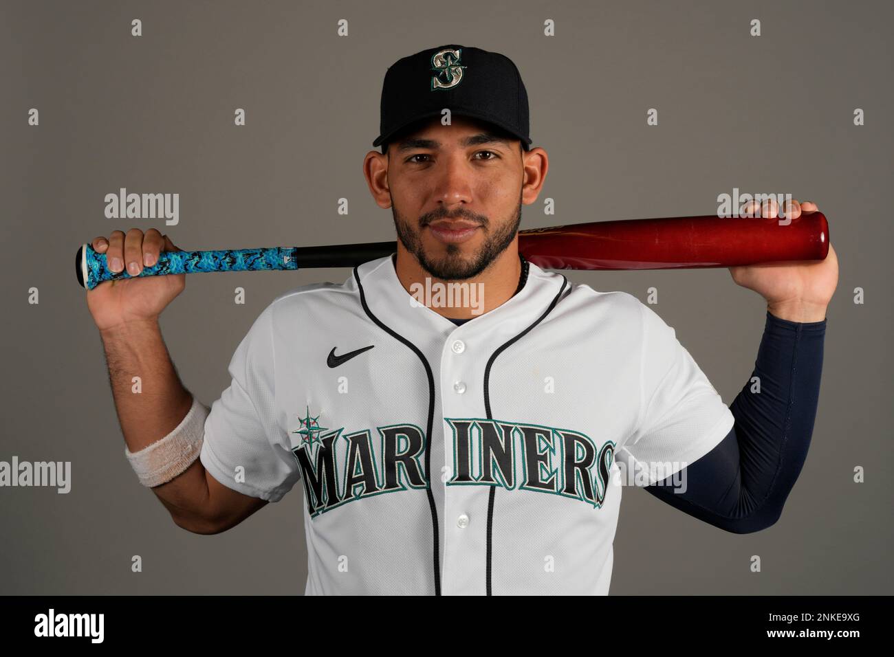 This is a 2023 photo of Jose Caballero of the Seattle Mariners baseball team.  This image reflects the Seattle Mariners active roster as of Thursday, Feb.  23, 2023, when this image was