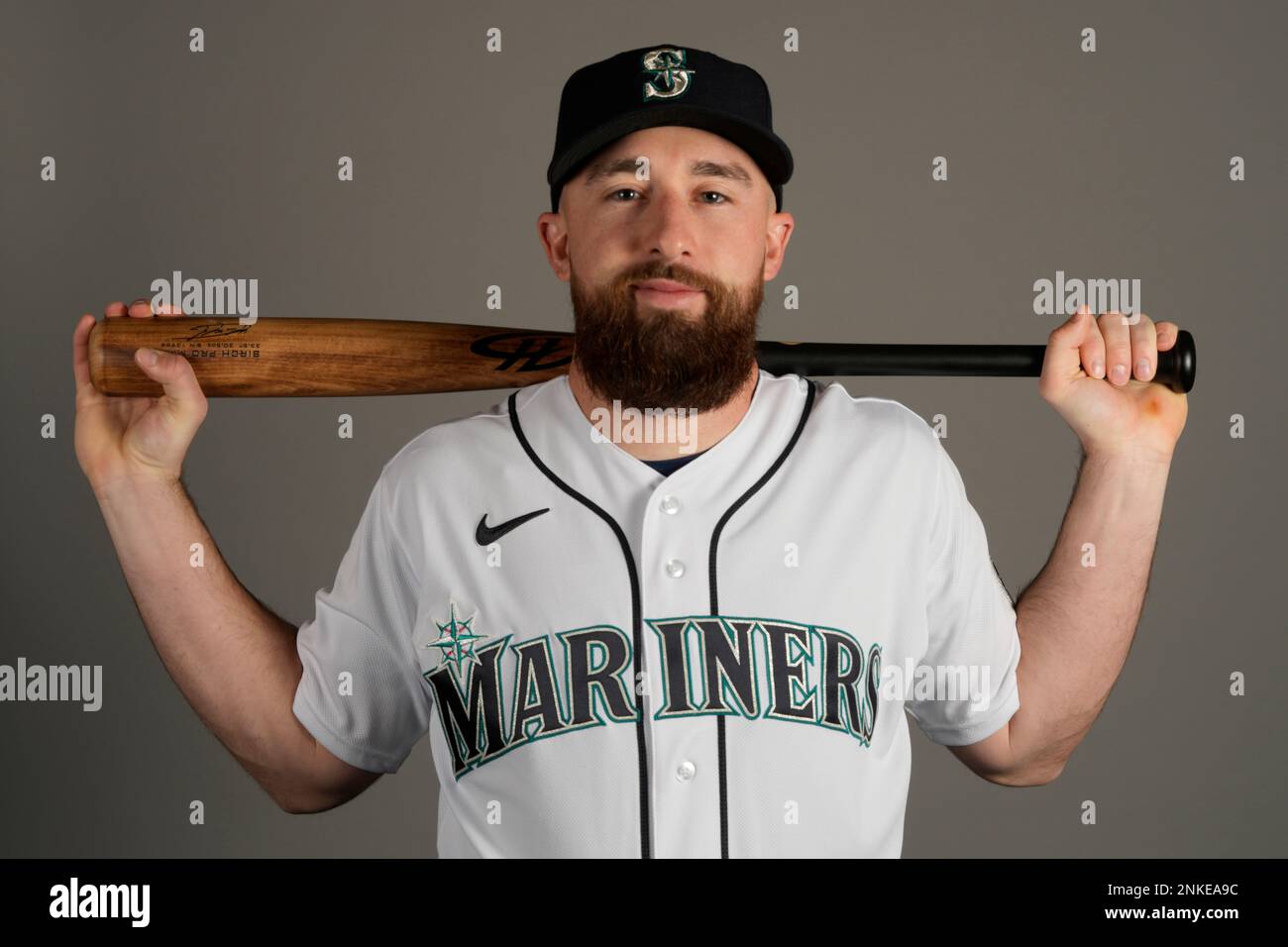 This is a 2023 photo of Mason McCoy of the Seattle Mariners