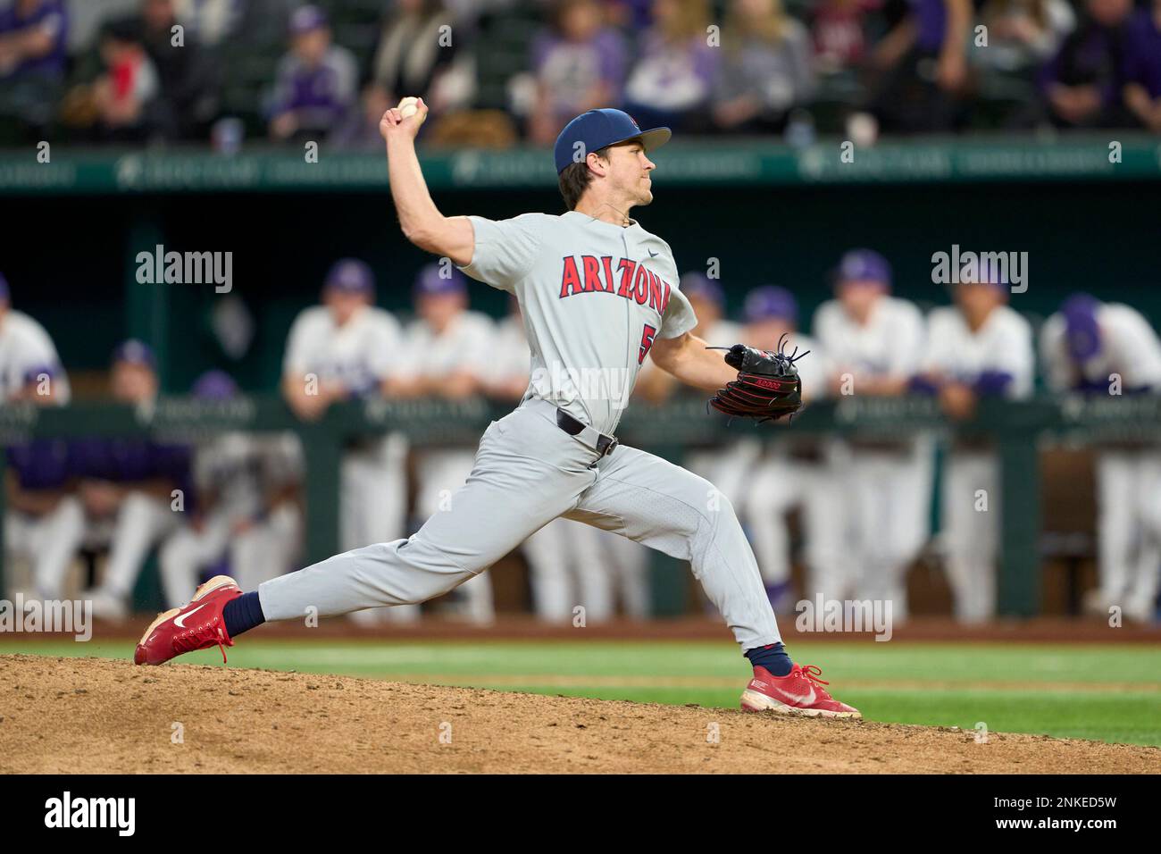 Arizona Wildcats pitcher Trevor Long (51) during an NCAA baseball game ...