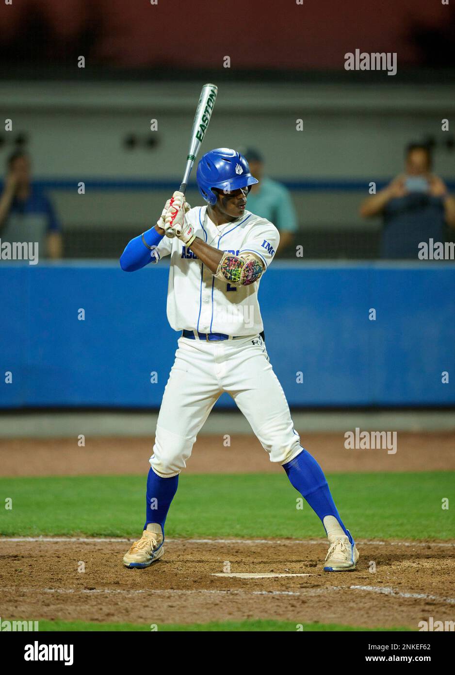 IMG Ascenders Elijah Green (2) rounds the bases after hitting a home run  during a High School Baseball game against the George Jenkins Eagles on  March 18, 2022 at IMG Academy in