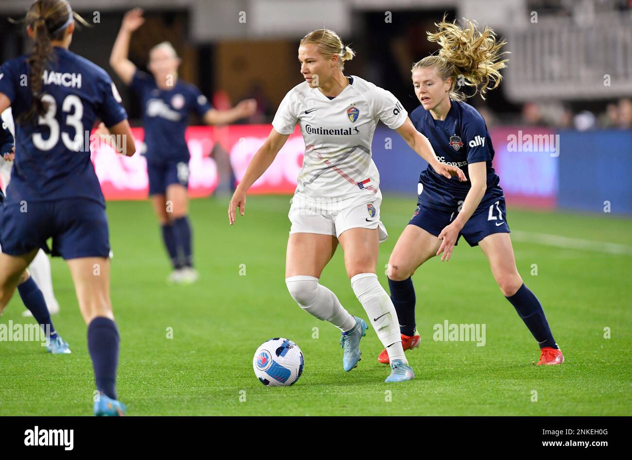 WASHINGTON, DC - MARCH 30: North Carolina Courage defender Merritt ...