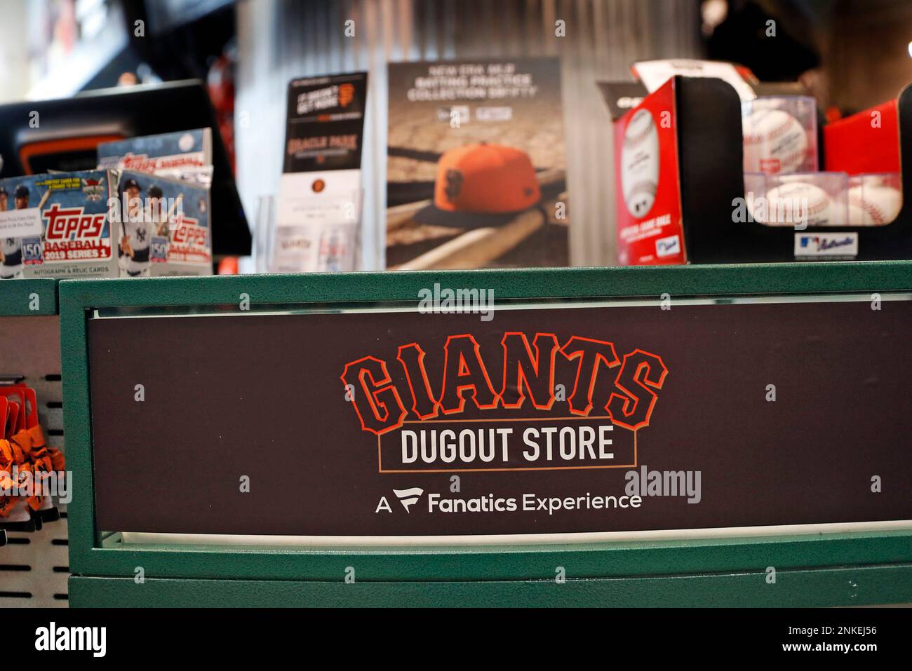 San Francisco Giants' Dugout Store at Oracle Park in San Francisco