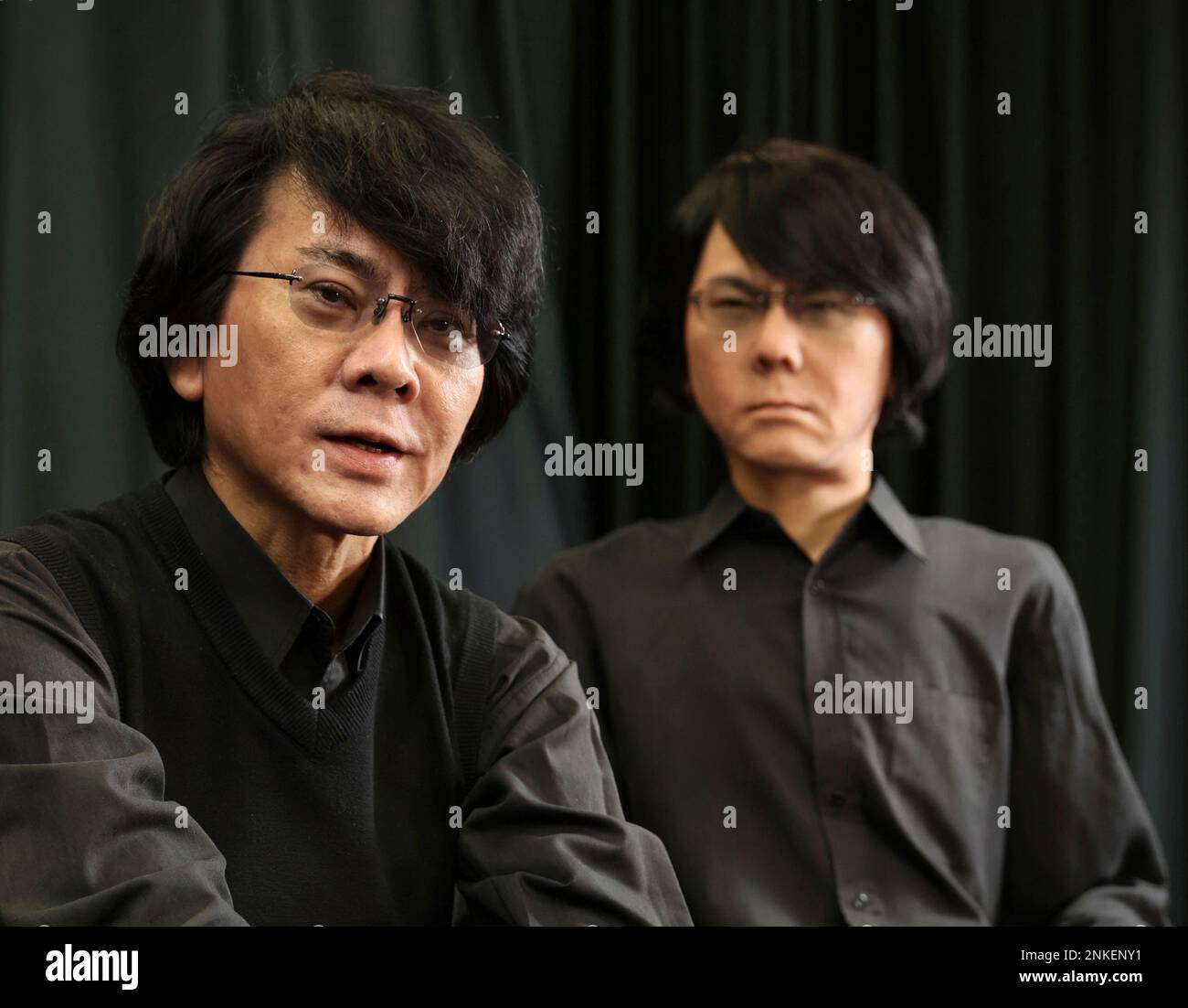 Hiroshi Ishiguro, a professor of Osaka University and ATR Fellow