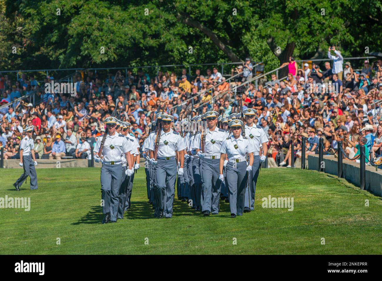 New cadets, class of 2026 marches to their position during the