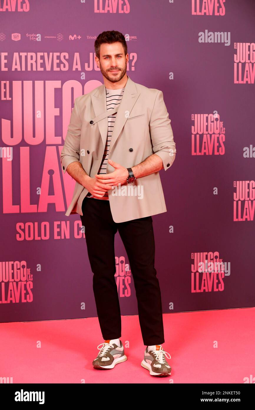 Actor Dani Tatay posing during the presentation of the film 'El juego ...