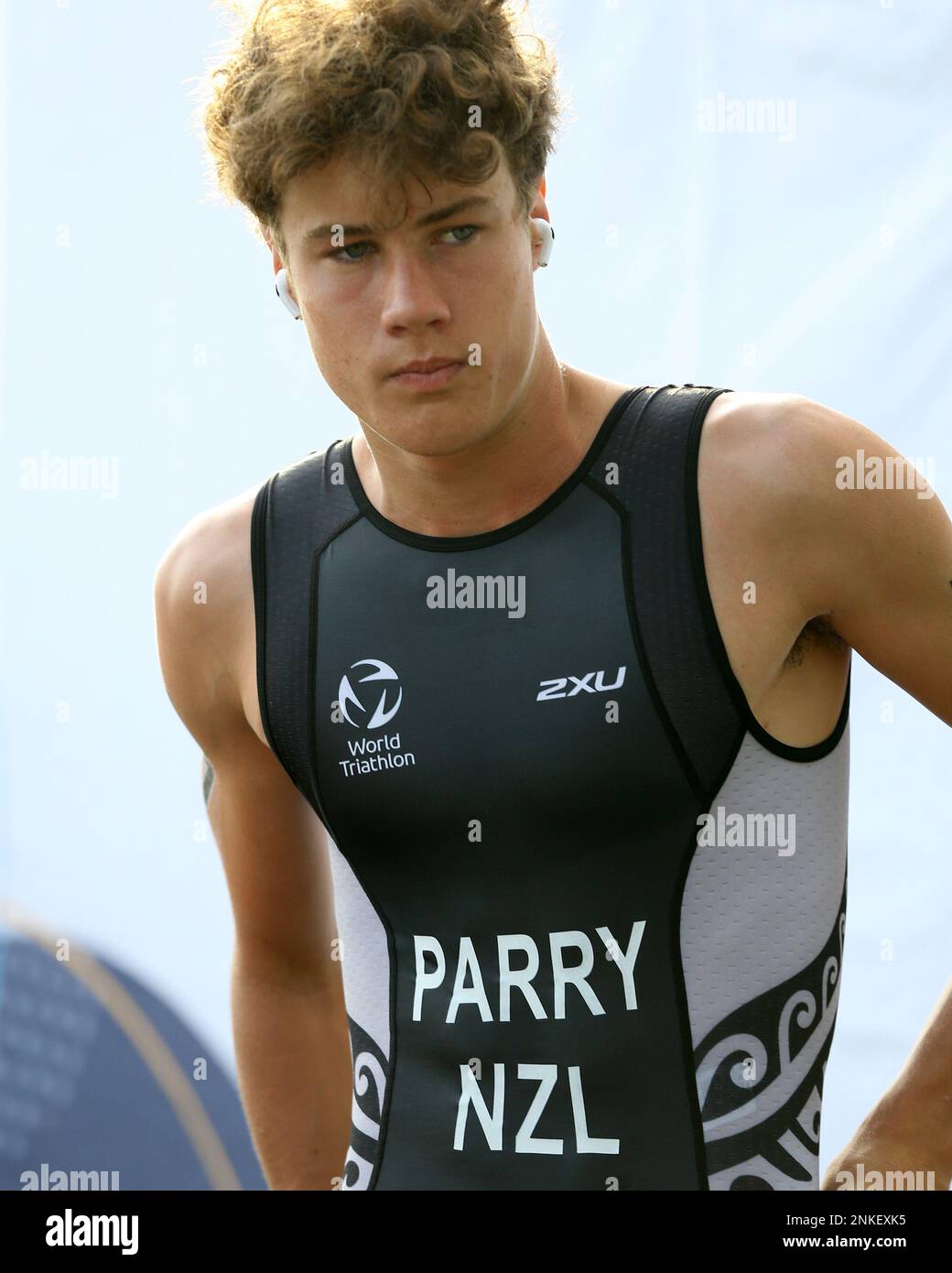Sam Parry, of New Zealand, at the ITU World Triathlon 2022 Oceania