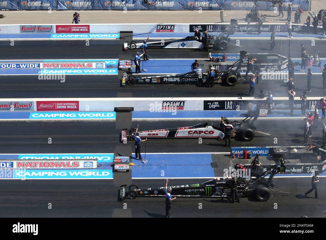 LAS VEGAS, NV - APRIL 01: Brittany Force (2 TF) Monster Energy NHRA Top ...